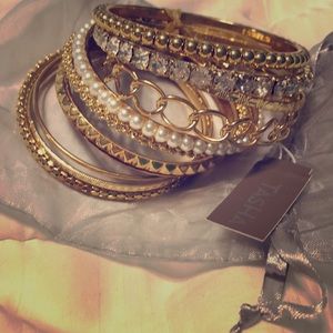 Brand new gold bangles